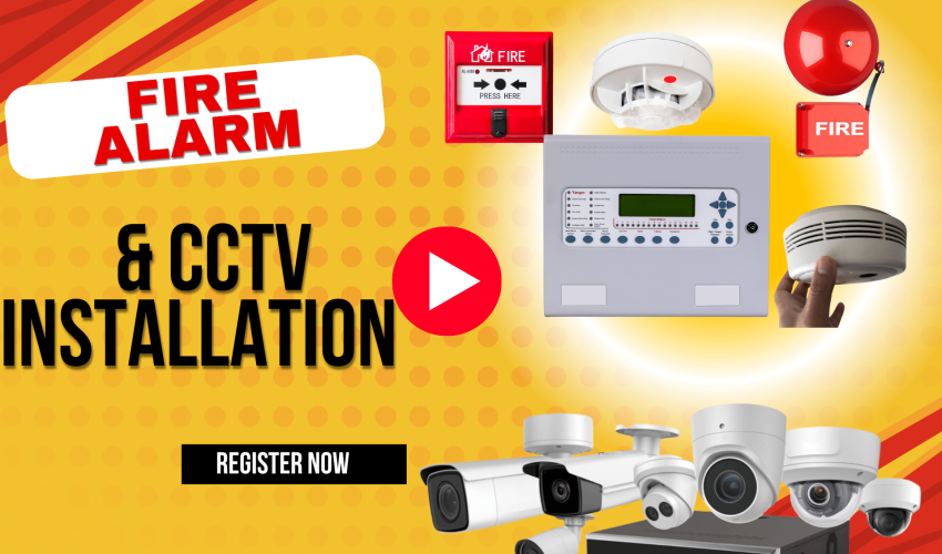 Complete Fire Alarm, CCTV Installation and Business Training (Combo Pack)